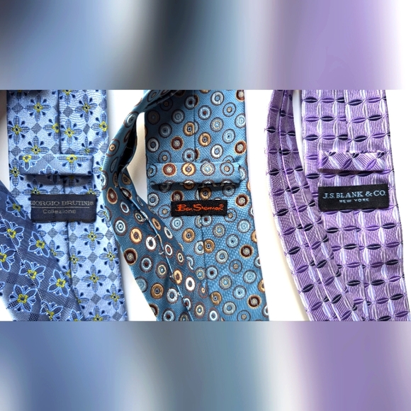 Bundle: (3) Silk Mens ties - Picture 3 of 6